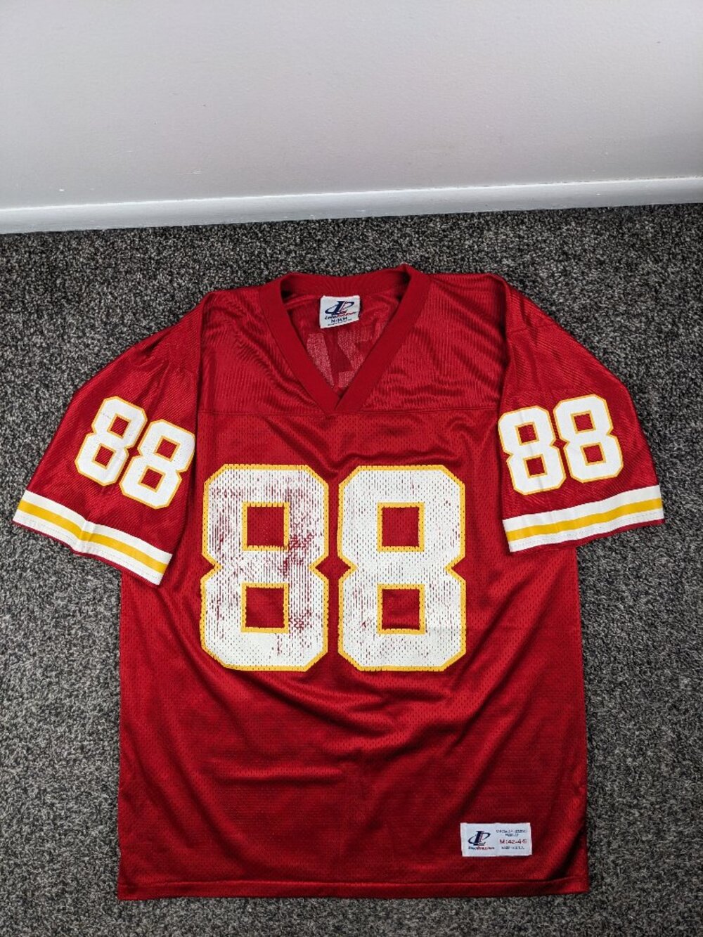 Vintage Tony Gonzalez Kansas City Chiefs Jersey Logo Athletic Sz Medium USA Made